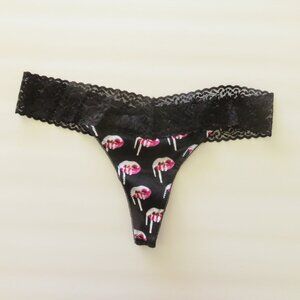(#127)  Kylie Lace Trim Thong Size 2-12